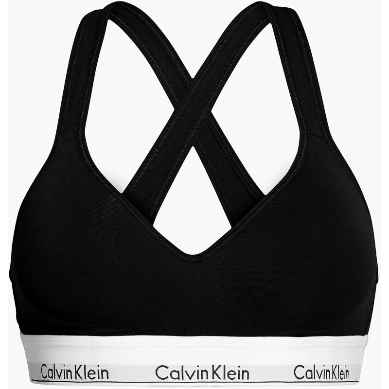 Calvin Klein Bralette Ενισχυμένο Μαύρο