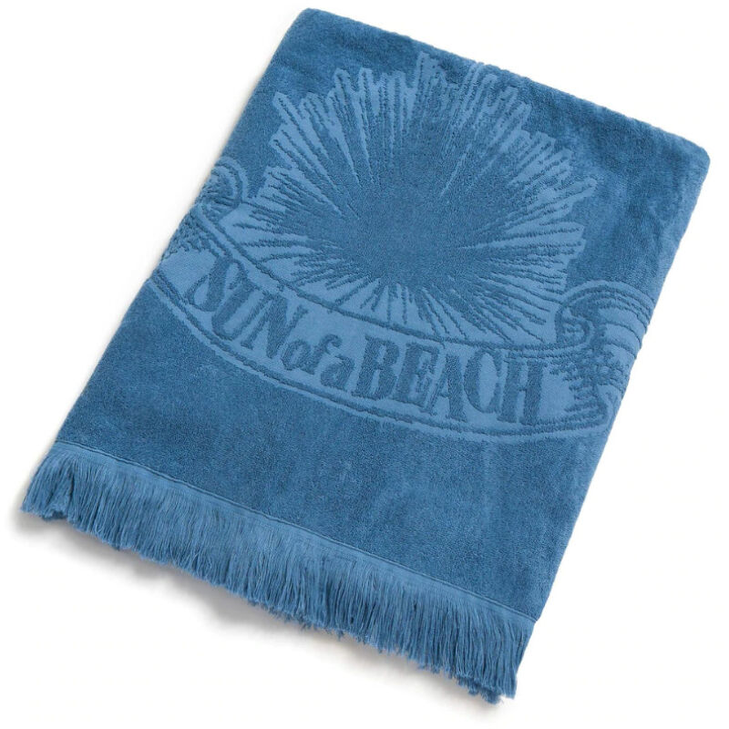 Just blue Monochrome beach towel