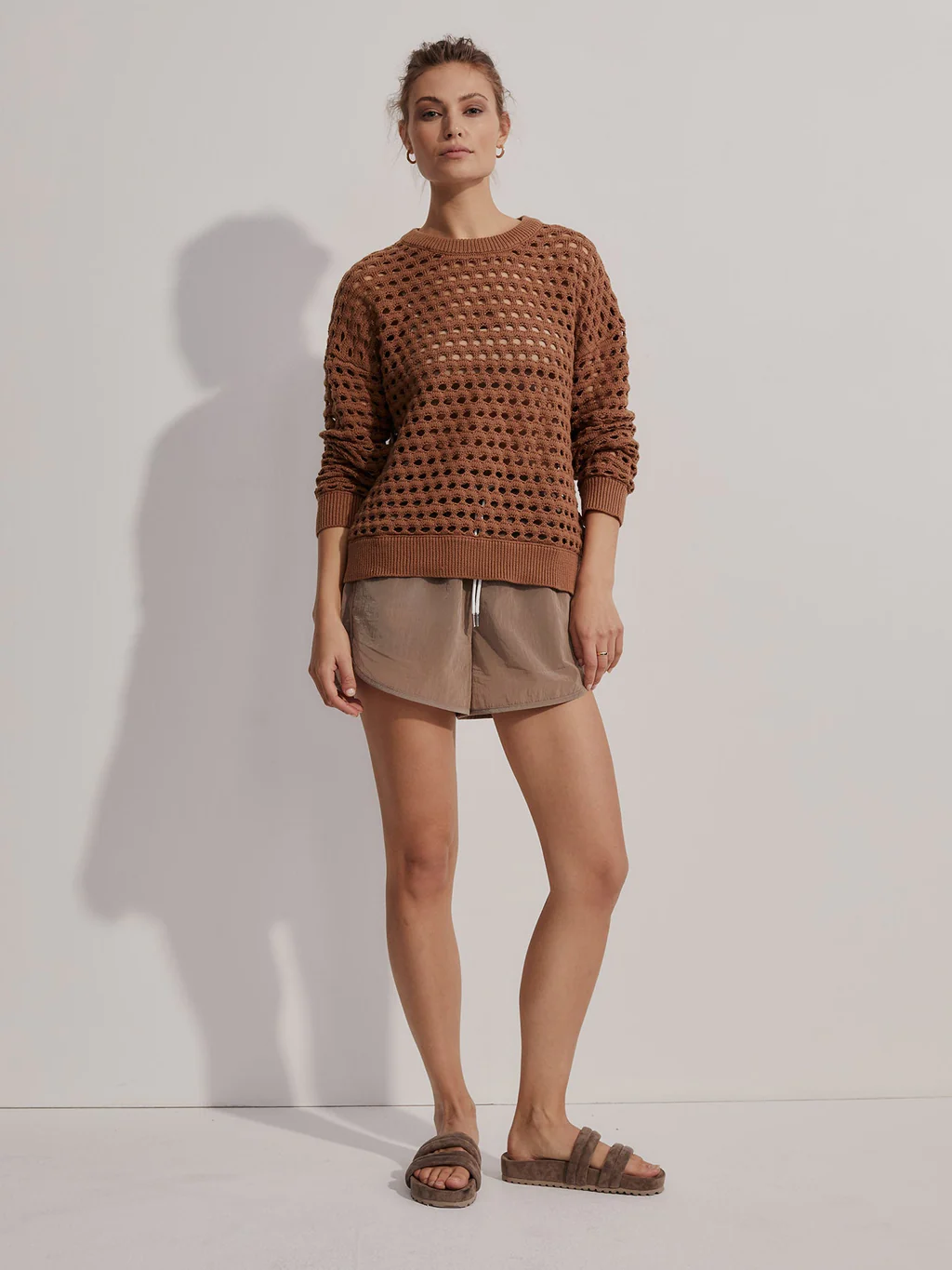 Varley brown sweater