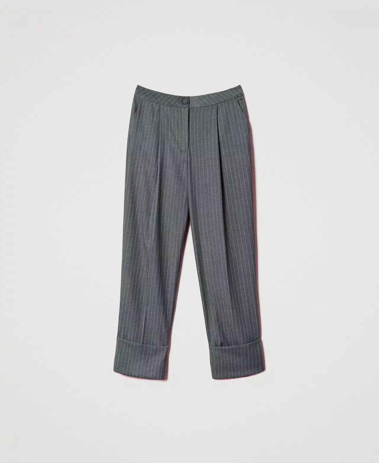 Pinstripe trousers