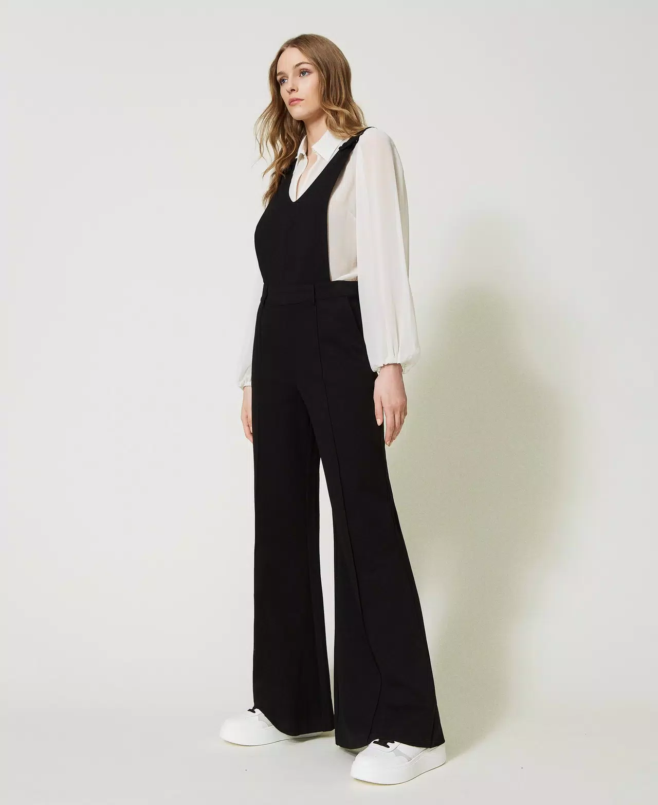 Georgette shirt and jumpsuit