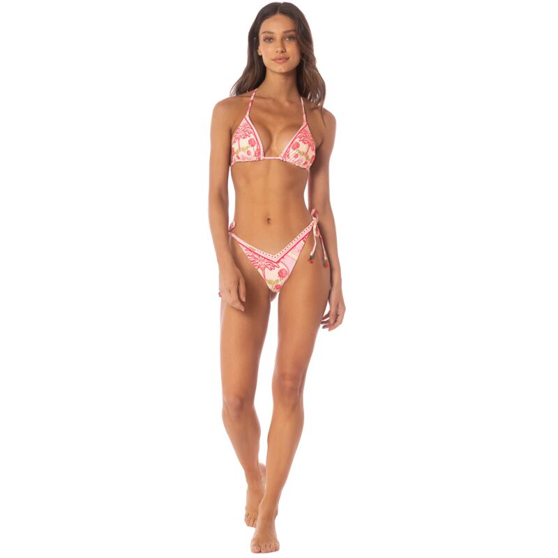 MAAJI Strawberry Palm Balmy Sliding Triangle Bikini