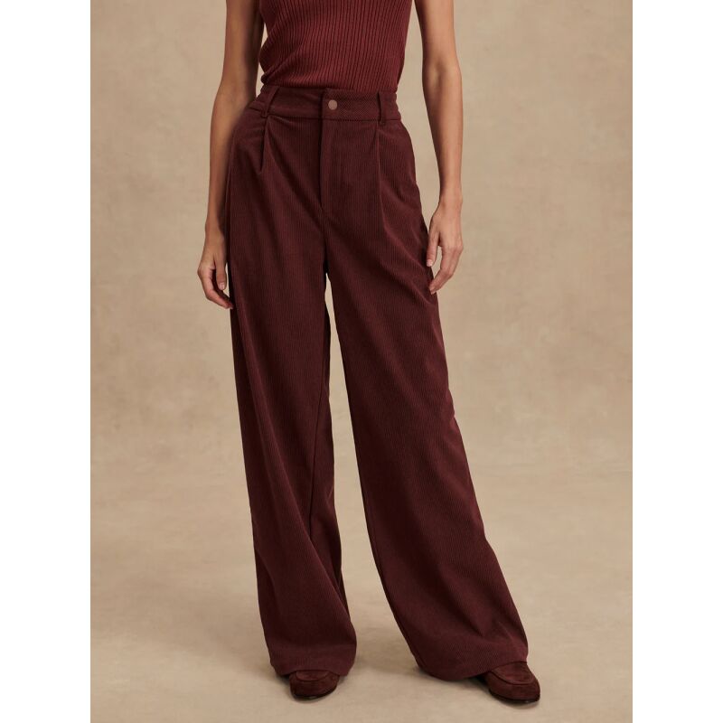 VARLEY Κοτλέ Παντελόνι Wide leg