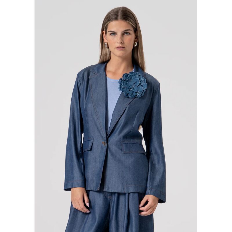 FRACOMINA Oversised Denim Jacket