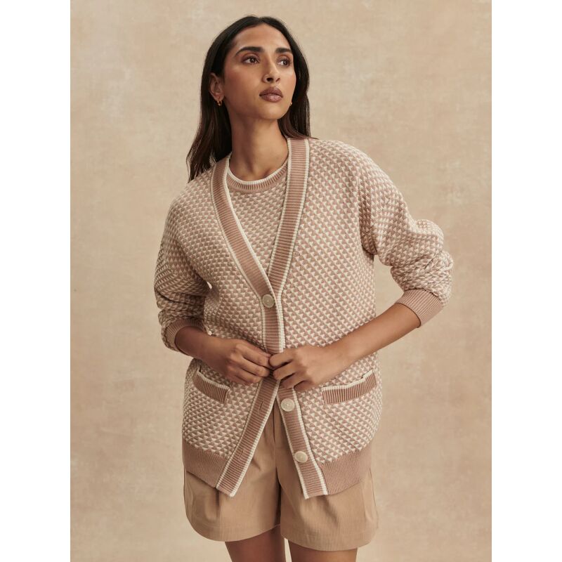 VARLEY Tarran Stitch Knit Cardigan