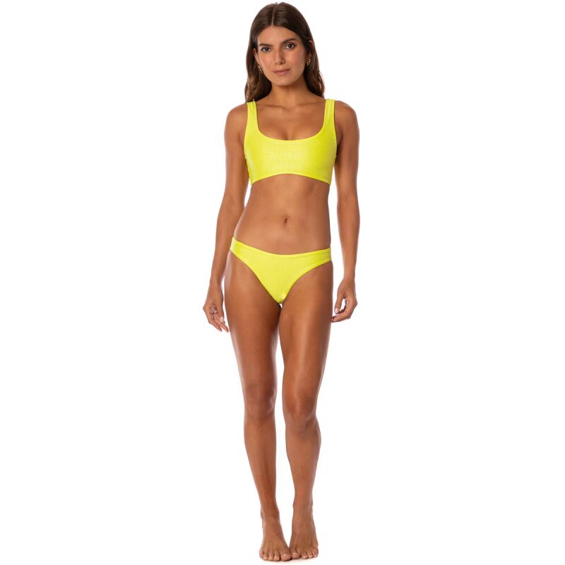 MAAJI Lime Green Dazzle Lace Up Bikini