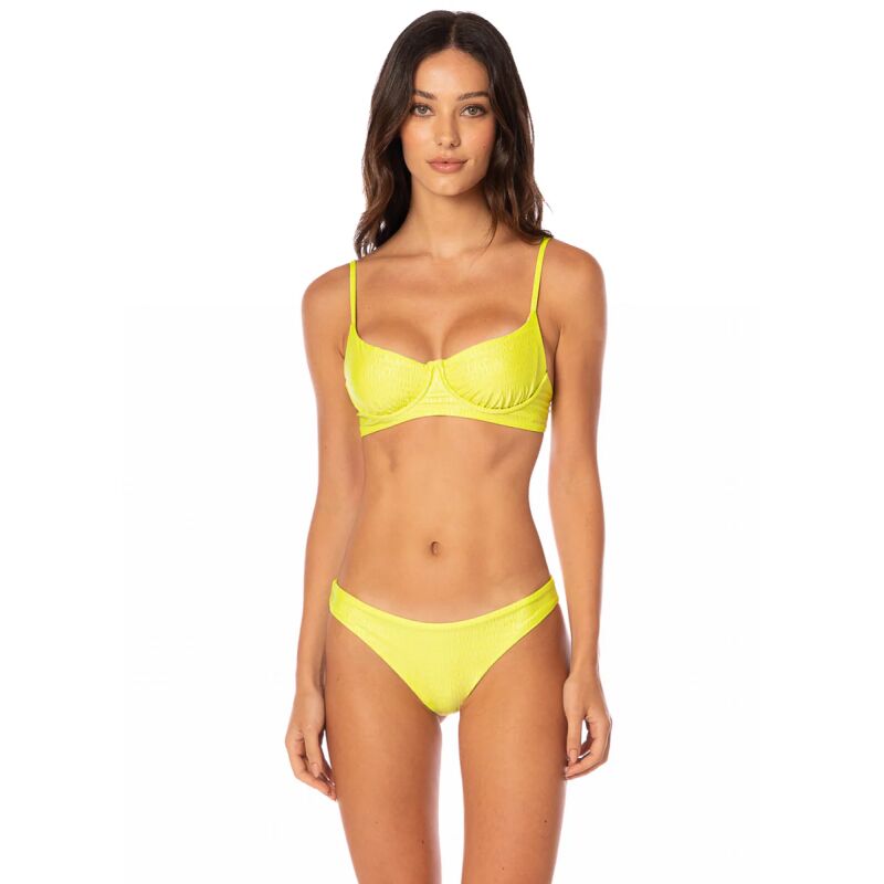 MAAJI Lime Green Archer Unmolded Underwire Bikini