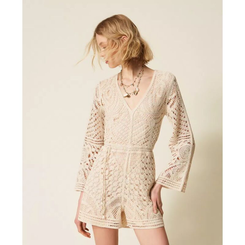 TWINSET Cardigan with pearl embroidery