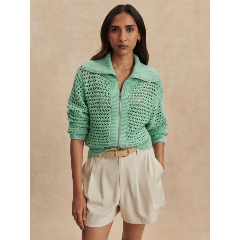 VARLEY Tarran Stitch Knit Cardigan